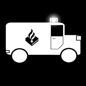 camionette de police